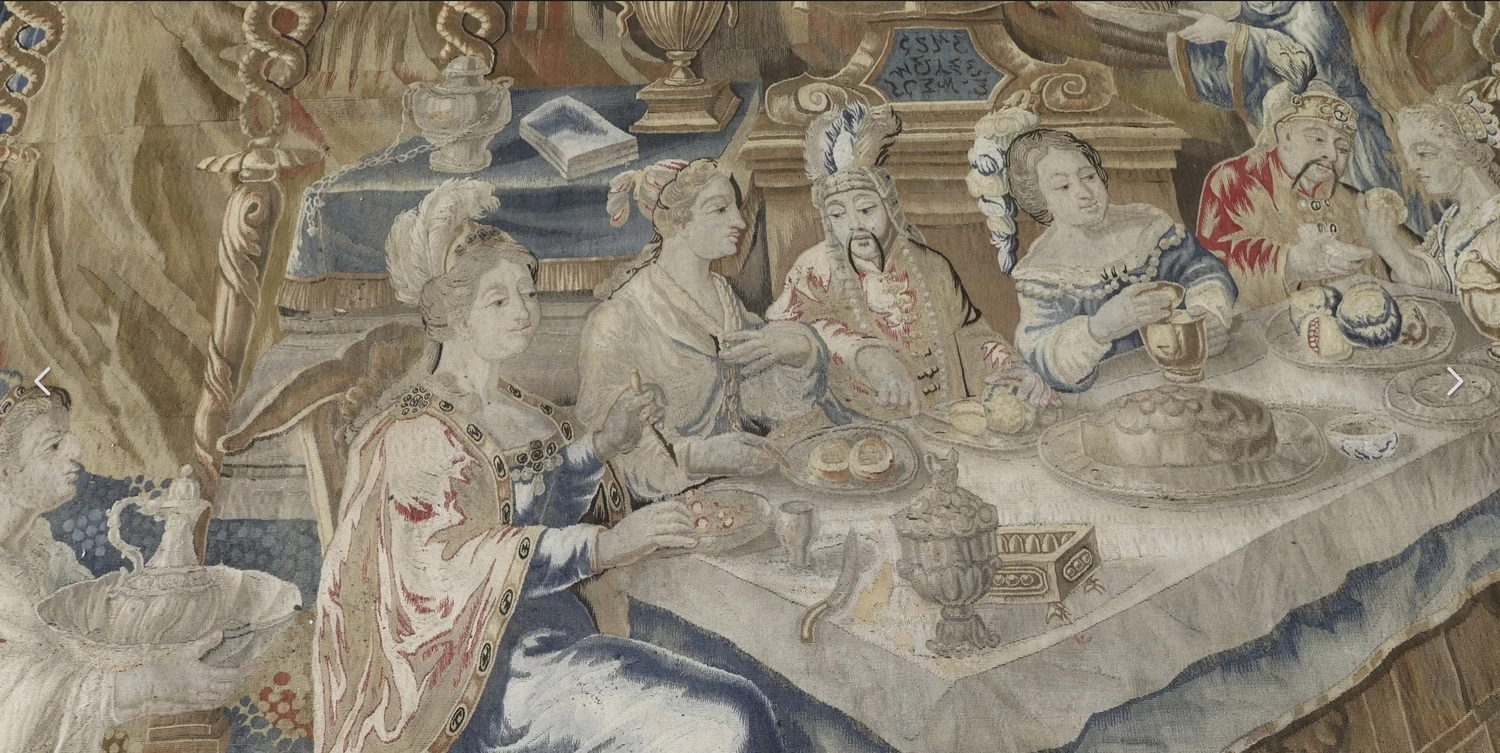 La storia dell'imperatore della Cina - pranzo, dettaglio 2